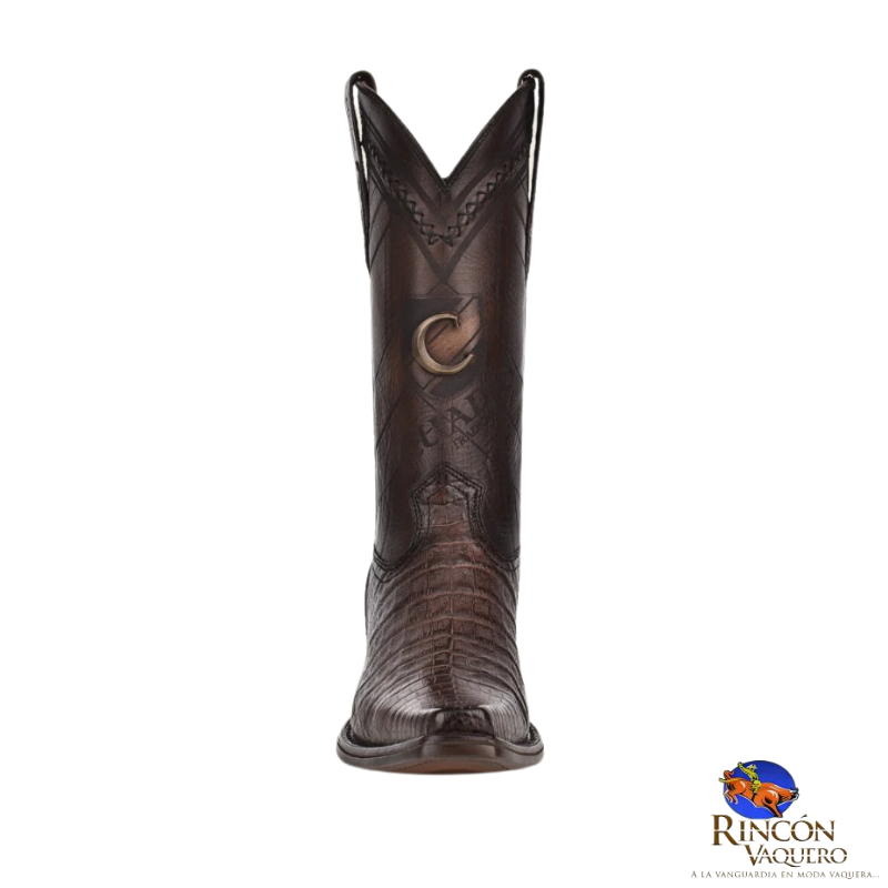 Bota tradicional en piel genuina de fuscus para caballero