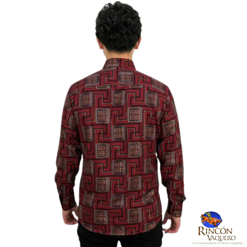 Camisa estampada Vassari para caballero