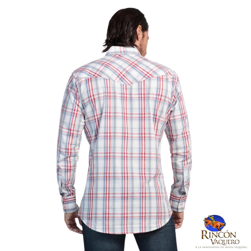 Camisa vaquera Wrangler caballero regular manga larga 654