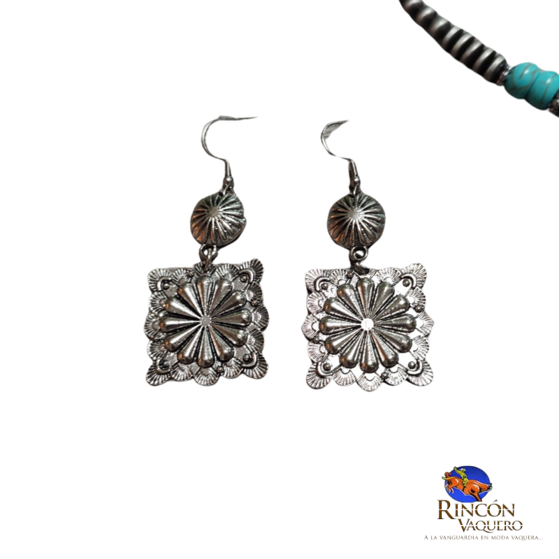 Collar Rustic Couture's flor Azteca