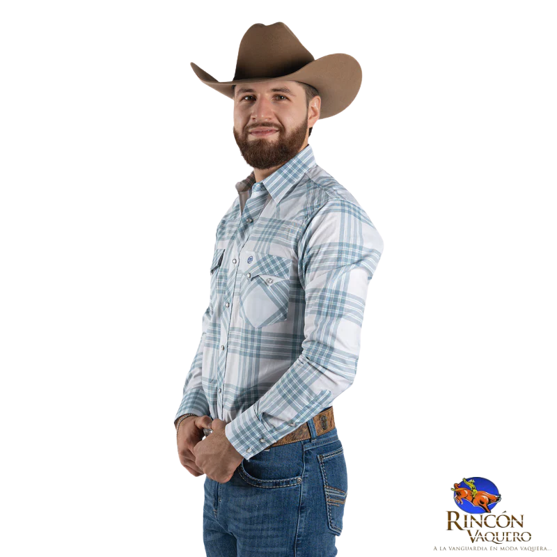 Camisa Vaquera Wrangler caballero 20 Extreme Slim Manga Larga 855