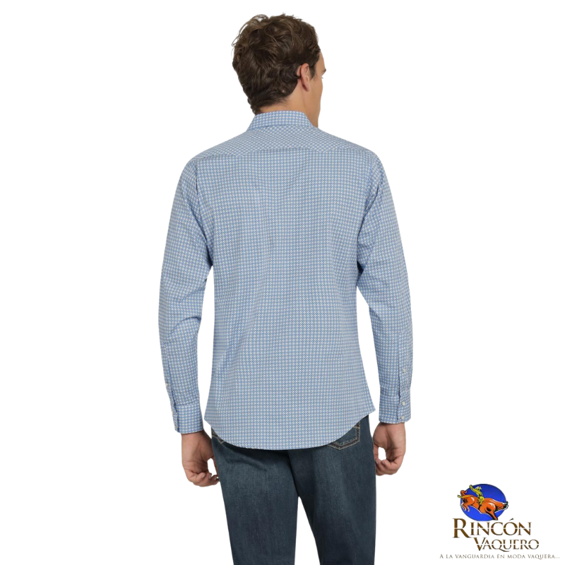 Camisa Vaquera Wrangler caballero 20 Extreme Slim Manga Larga 815