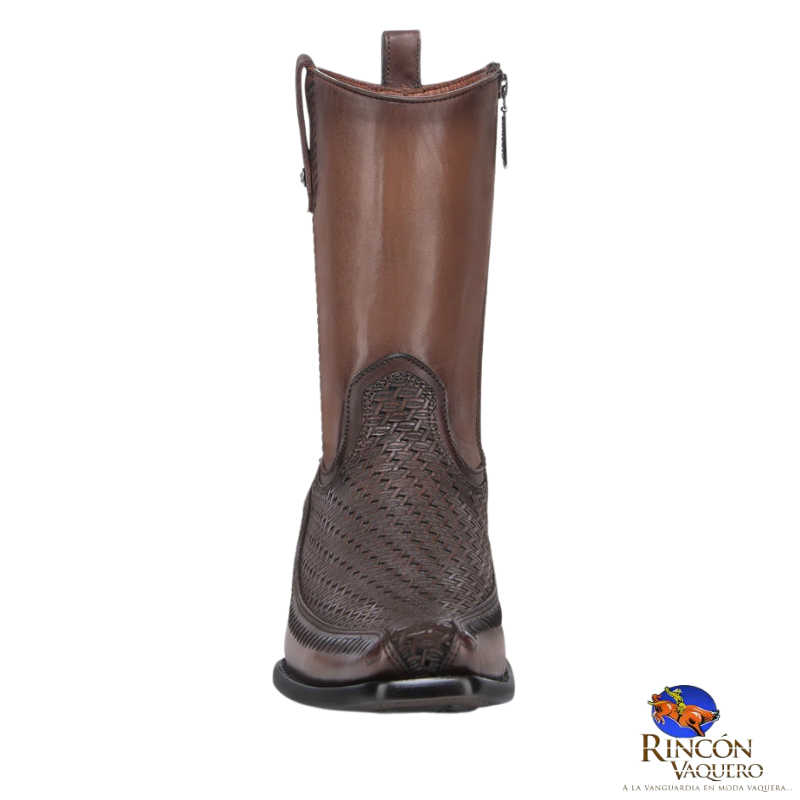 Bota casual en piel genuina para caballero