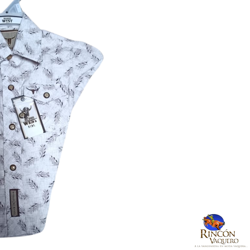 Camisa vaquera Rodeo West para niño