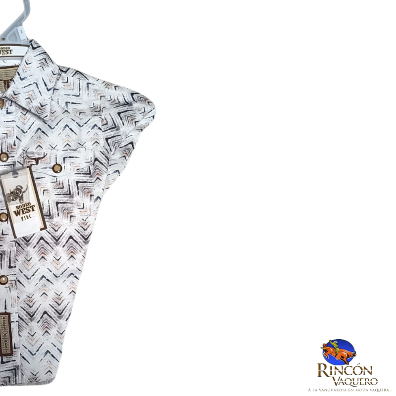 Camisa vaquera Rodeo West para niño