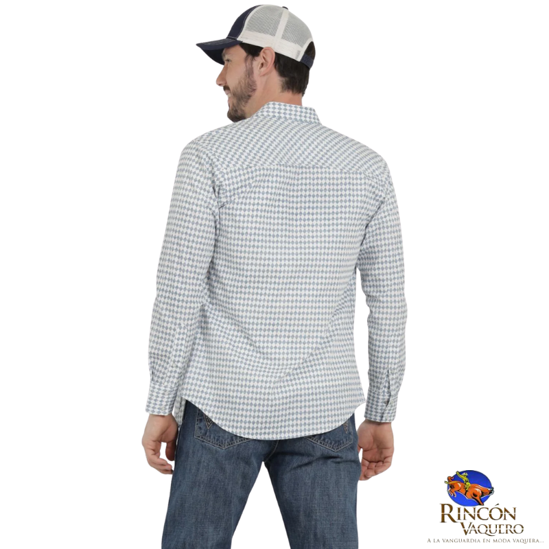 Camisa Vaquera Wrangler caballero 20 Extreme Slim Manga Larga 820