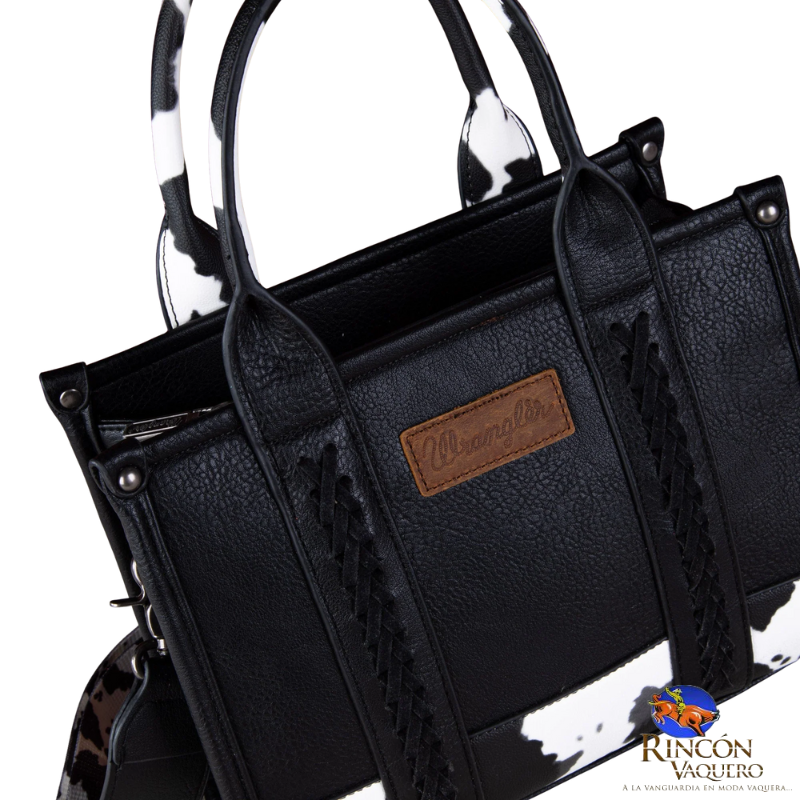 Bolsa Wrangler Huella de vaca negra