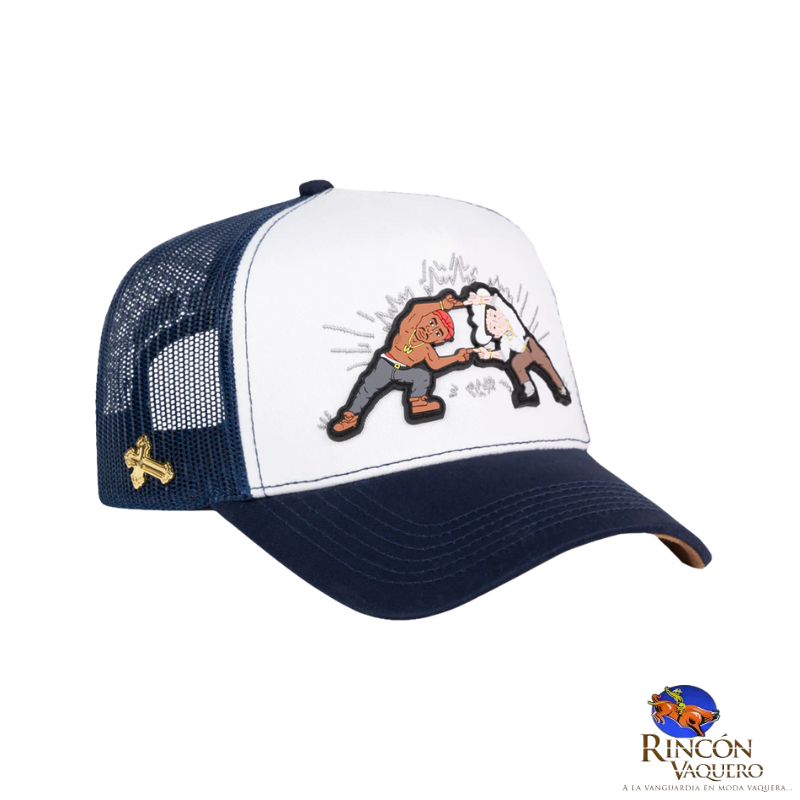Gorra JC Hats Tumbado Life White Navy