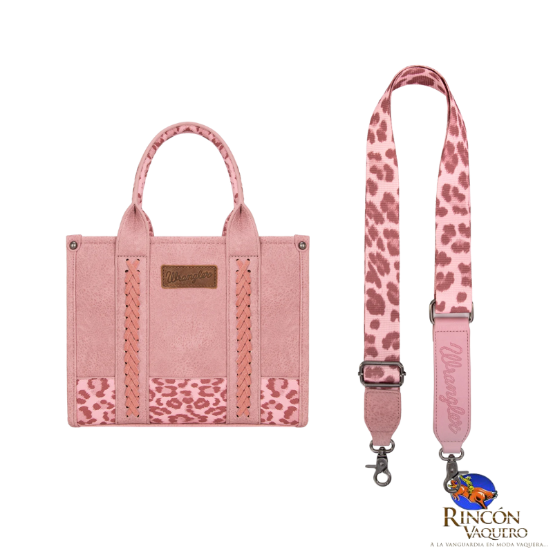 Bolsa Wrangler Animal Print Rosa