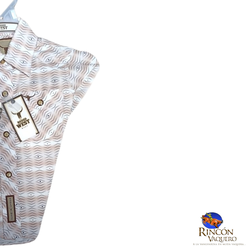 Camisa vaquera Rodeo West para niño