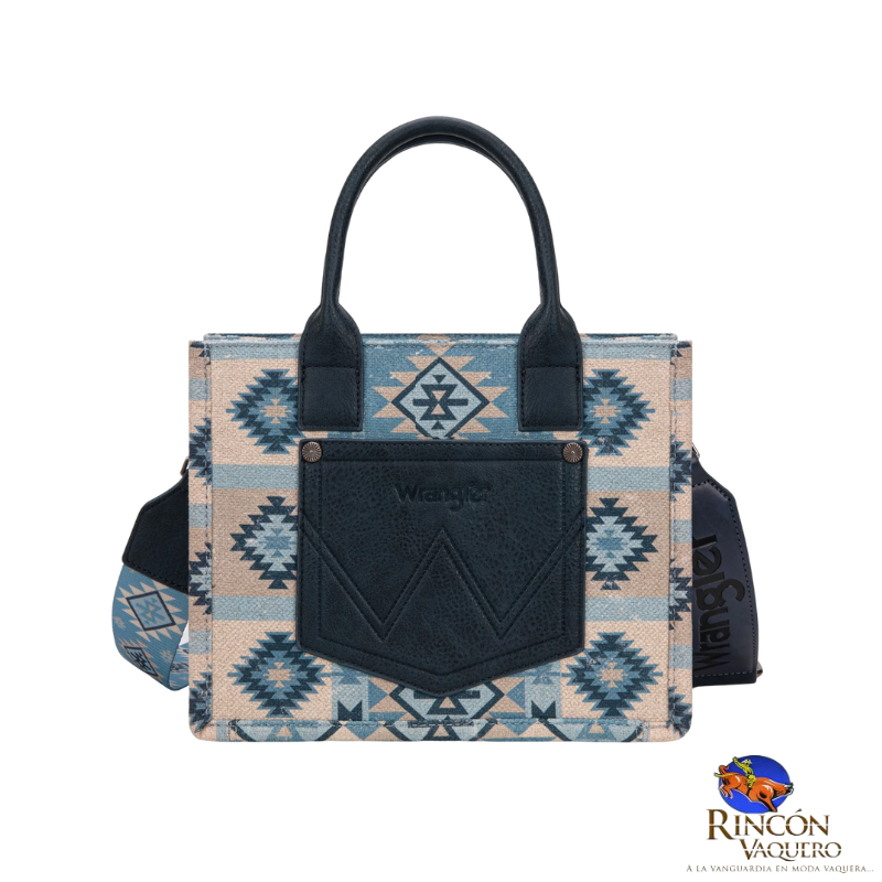 Bolsa Wrangler Retro Azteca Azul