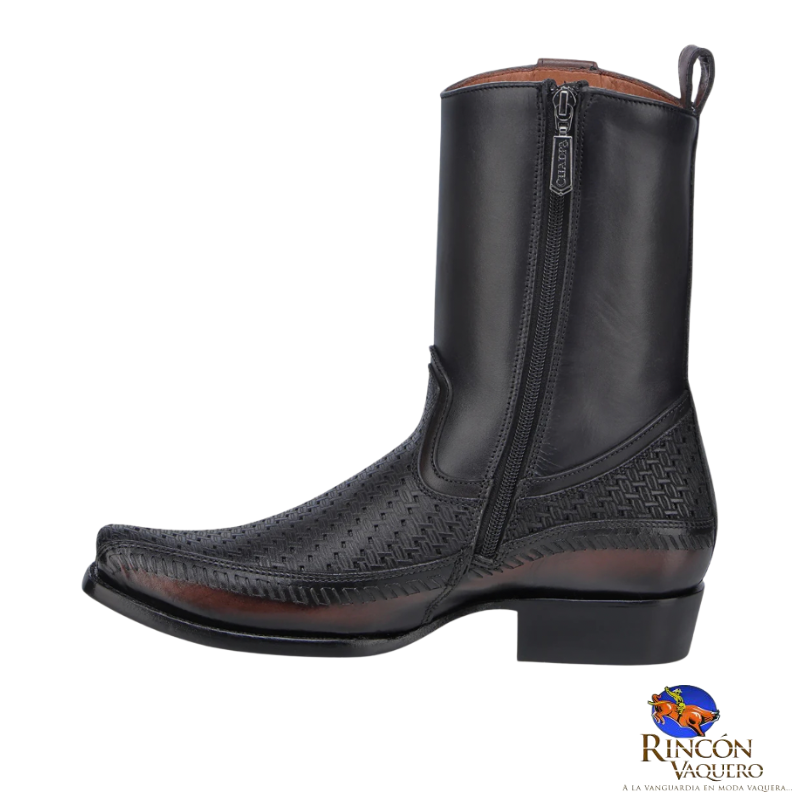 Bota casual en piel genuina para caballero