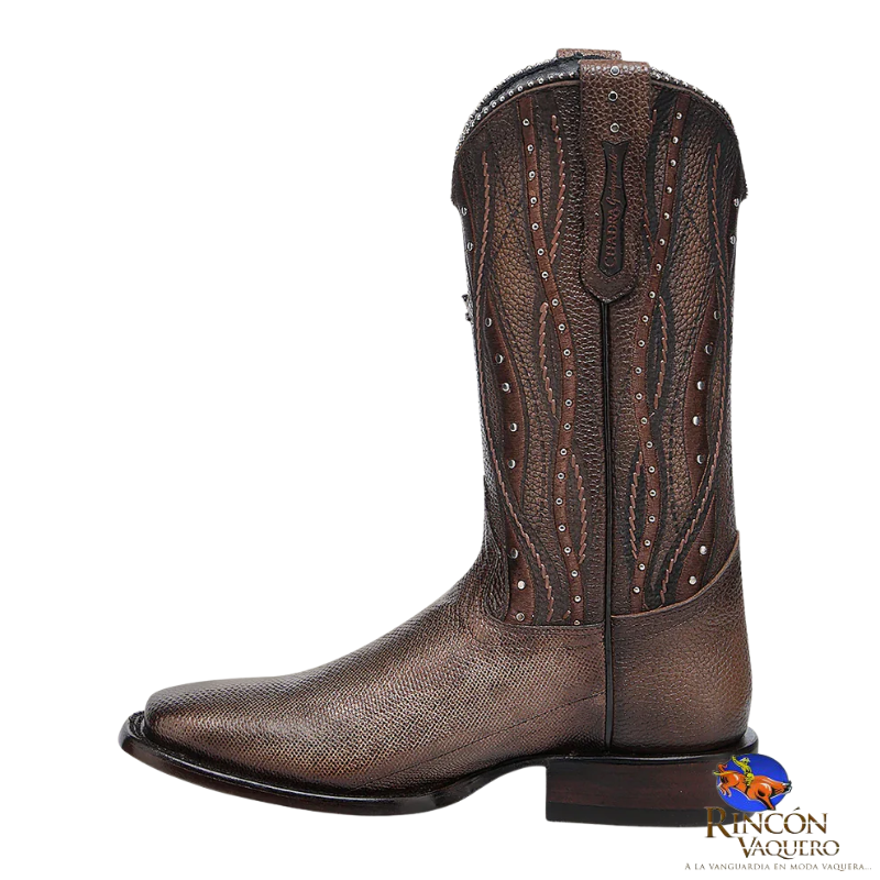 Bota para dama en piel genuina de Karunga Macchia