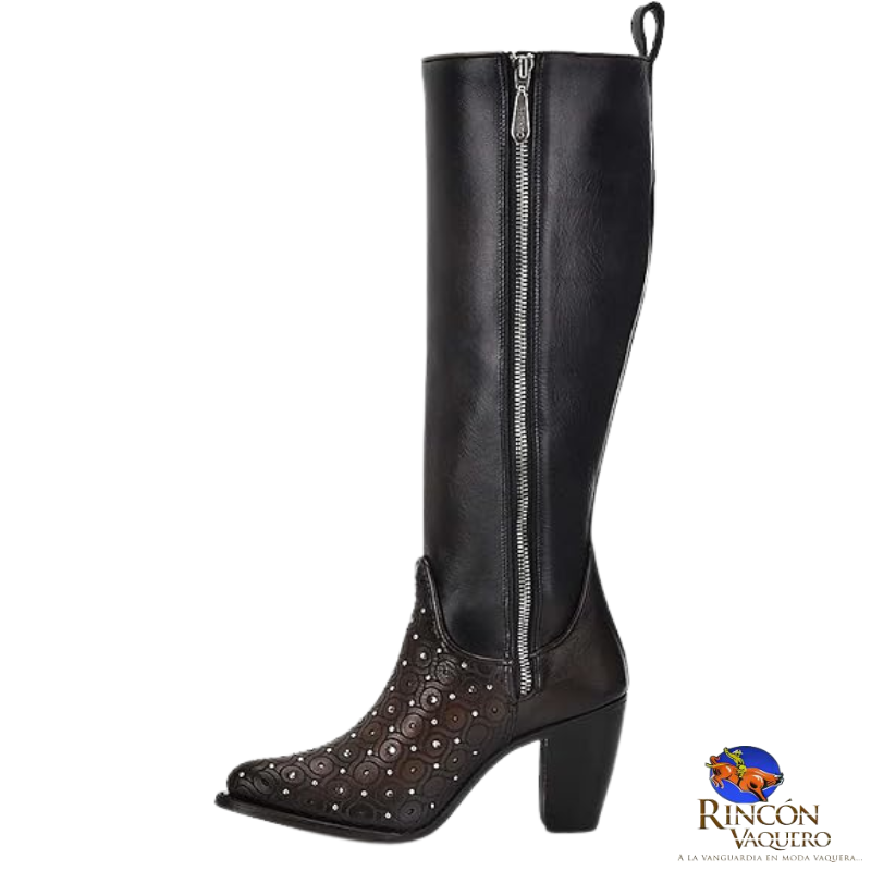 Bota casual en piel genuina para dama