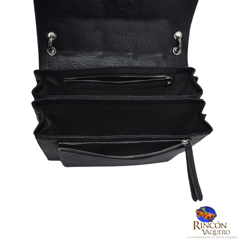 Bolso de mano en piel genuina de mantarraya para dama