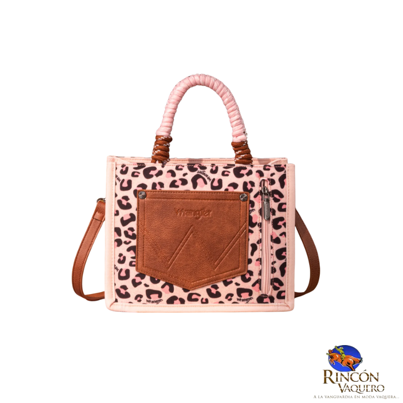 Bolsa Wrangler Leopardo Rosa