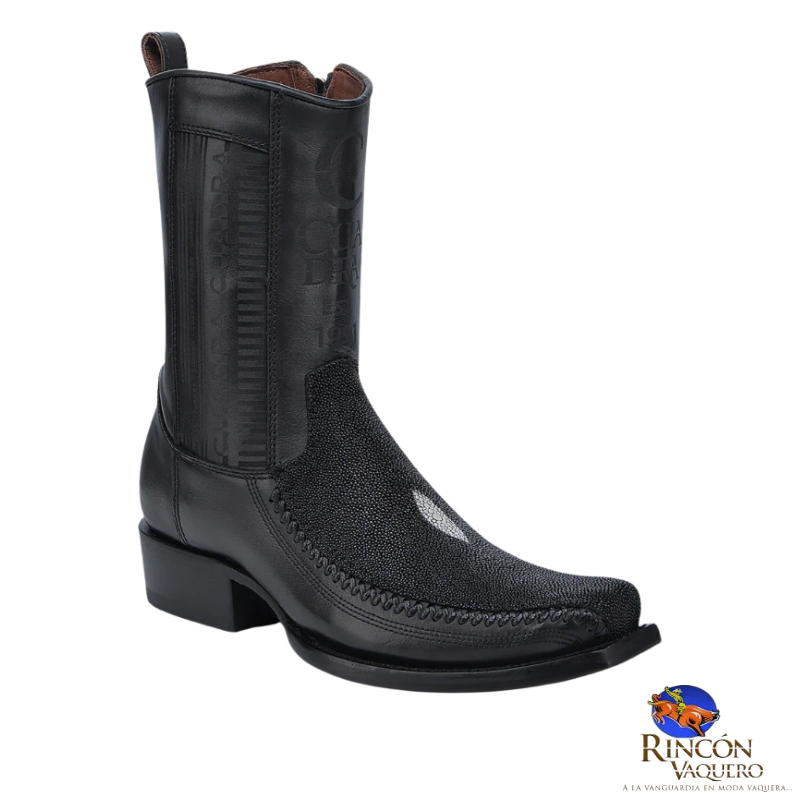 Bota casual en piel genuina de mantarraya para caballero