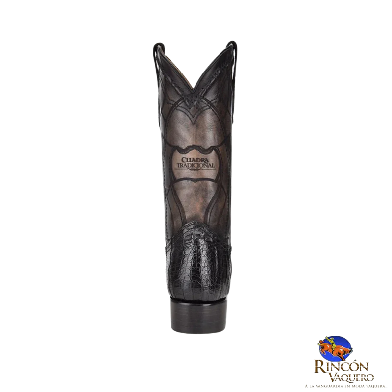 Bota tradicional en piel genuina de fuscus para caballero