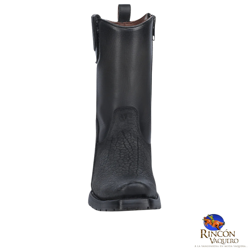 Bota casual en piel genuina de cuello de toro para caballero