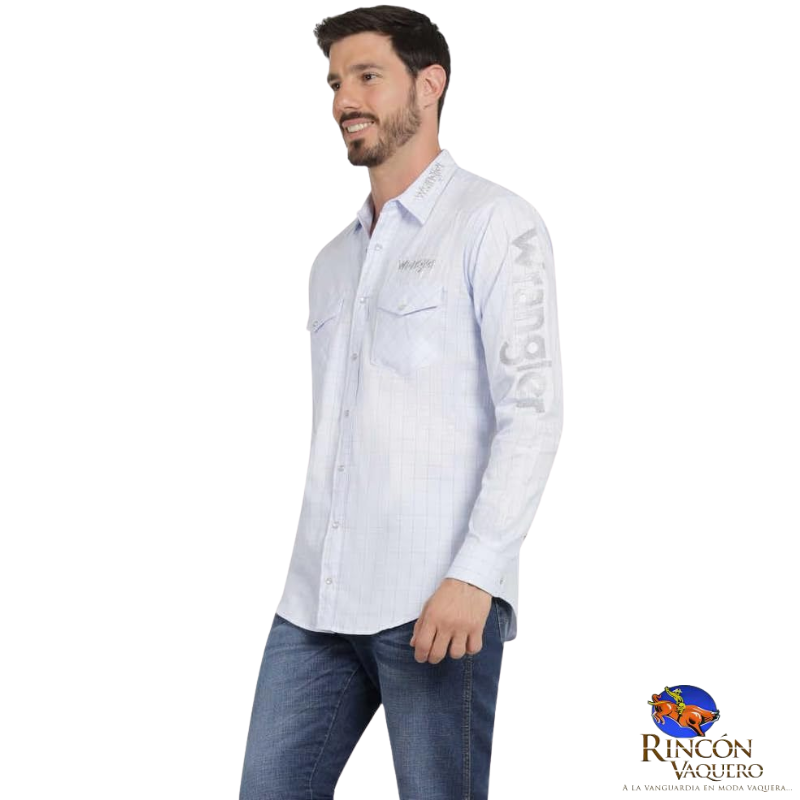 Camisa vaquera Wrangler hombre regular manga larga 361