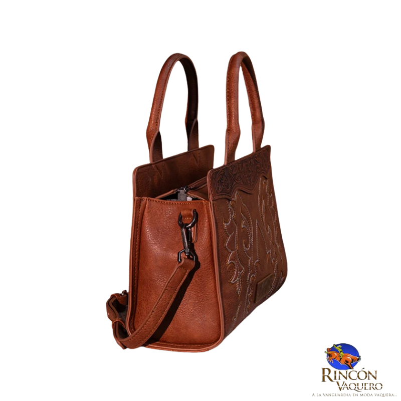 Bolsa Wrangler Bordado Jessie Café