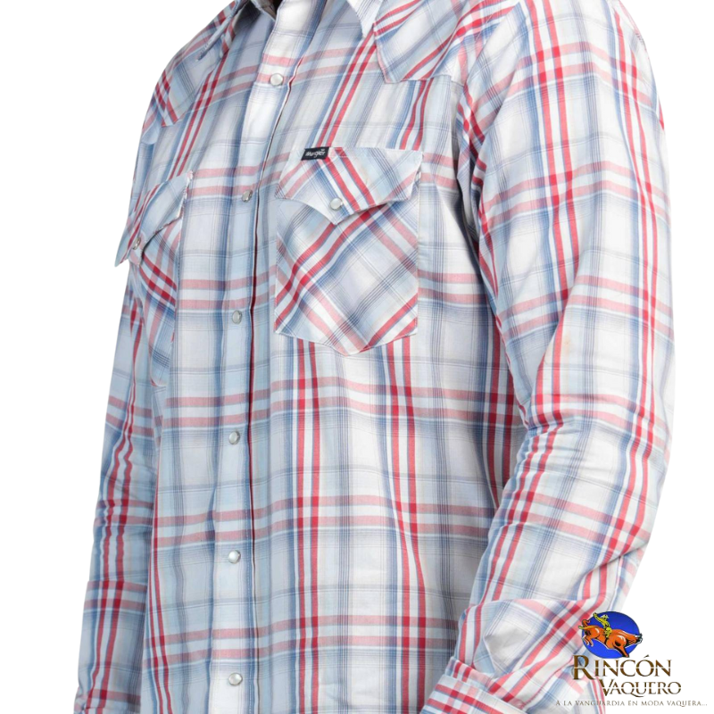 Camisa vaquera Wrangler caballero regular manga larga 654