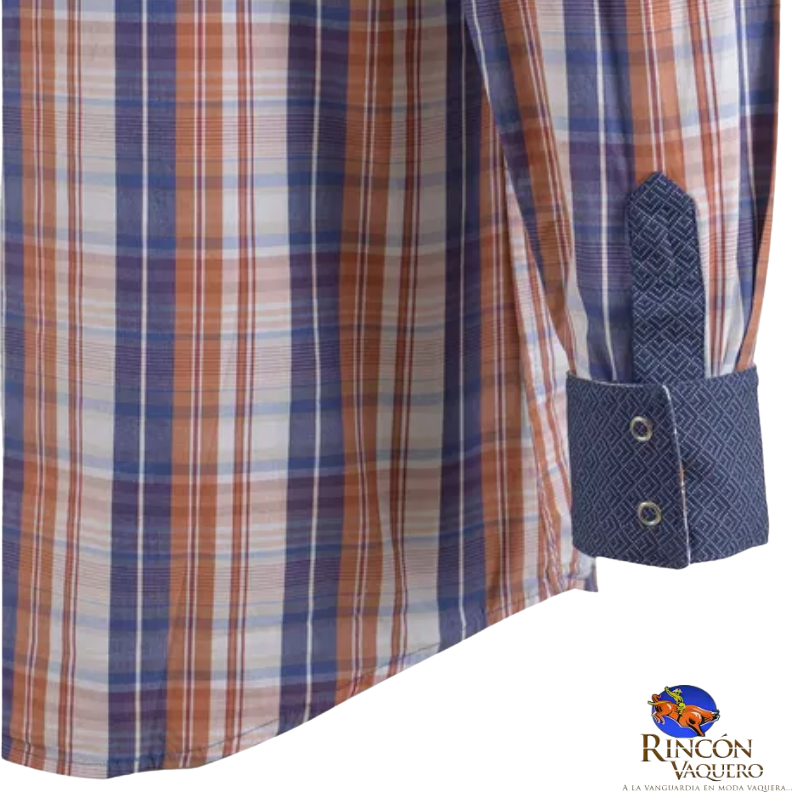 Camisa Wrangler caballero slim-fit manga larga G12