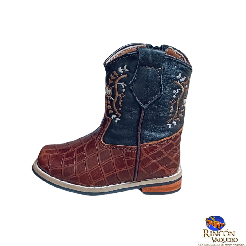 Bota para niño con diseño de cocodrilo