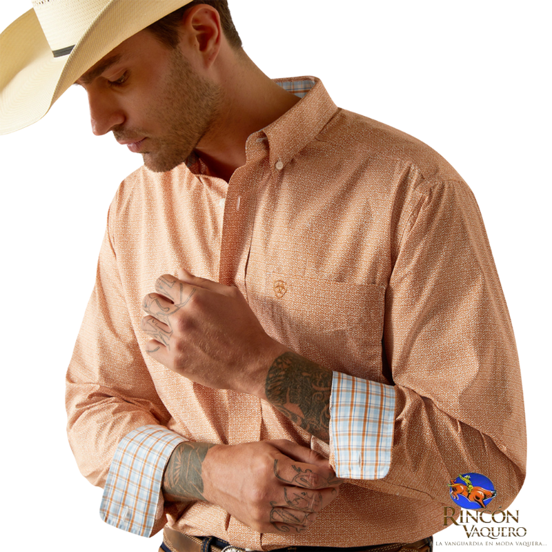 Camisa para caballero wrinkle free brisen corte clásico