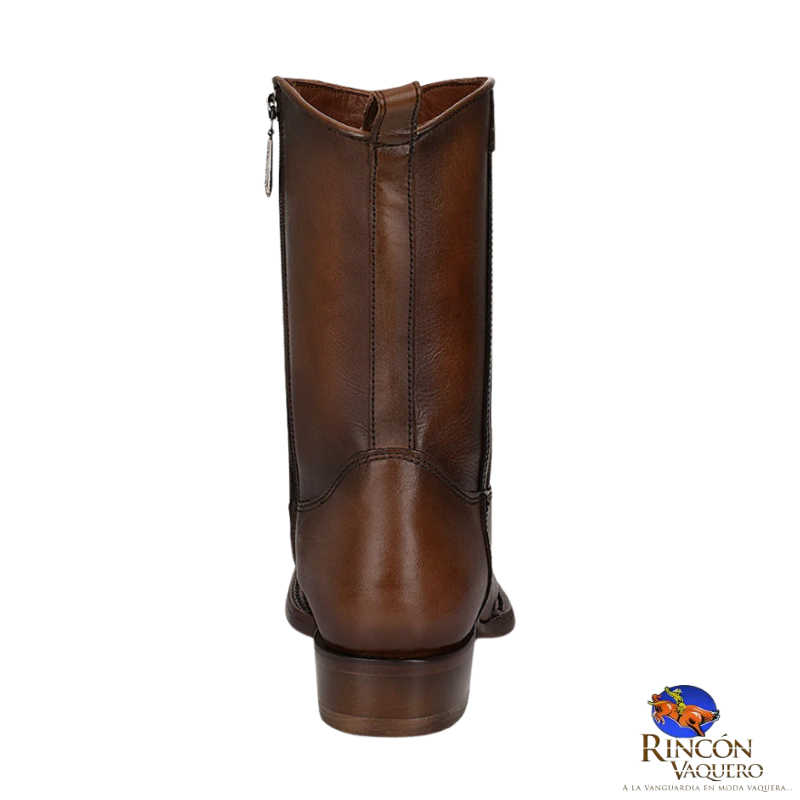 Bota casual en piel genuina de fuscus para caballero