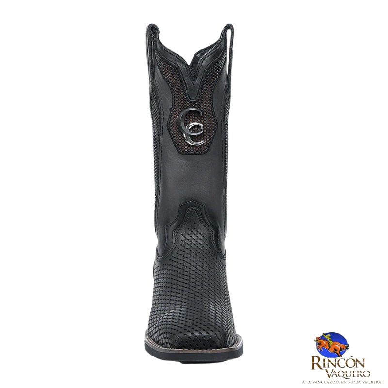 Bota para caballero en piel genuina de res