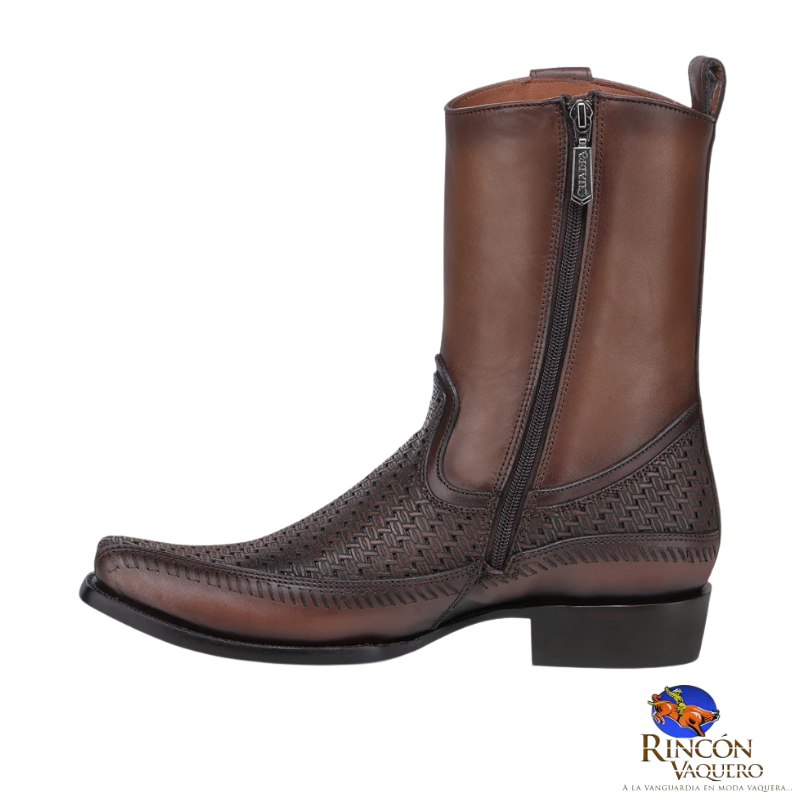 Bota casual en piel genuina para caballero