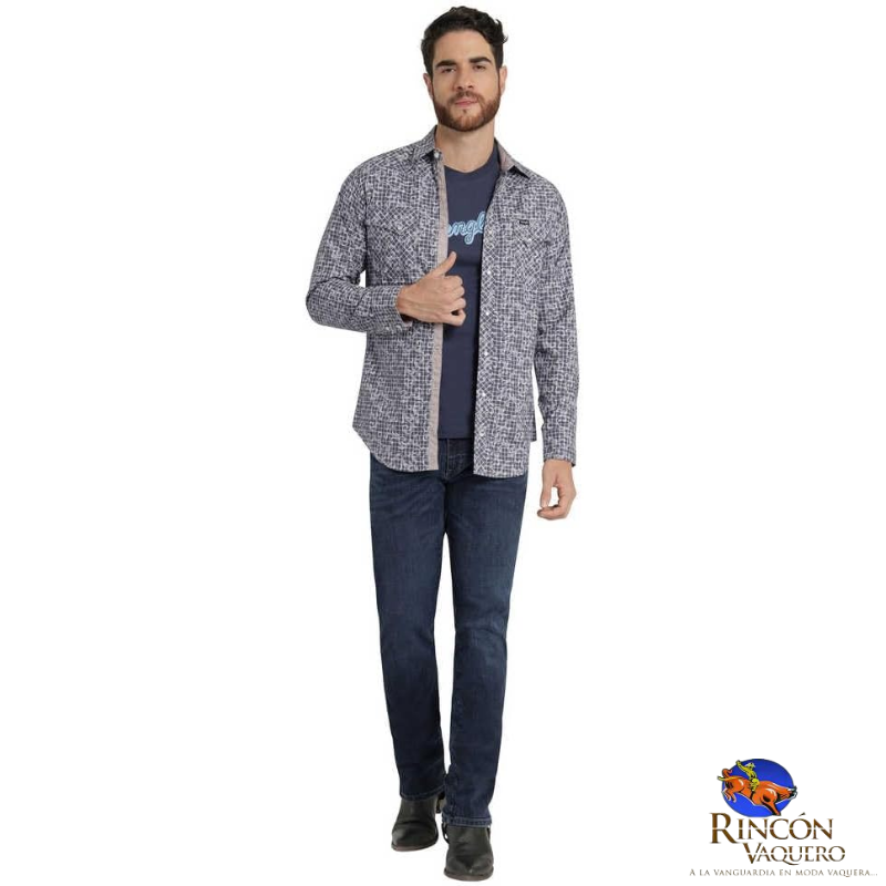 Camisa vaquera Wrangler caballero Slim-fit 436