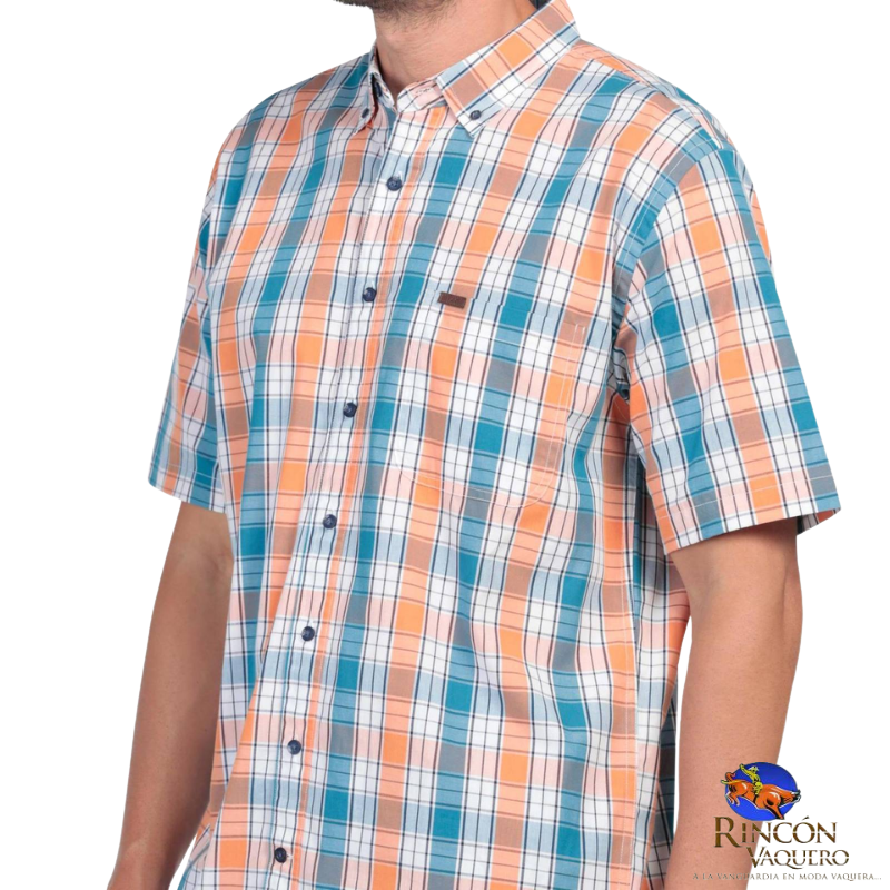 Camisa para caballero en manga corta