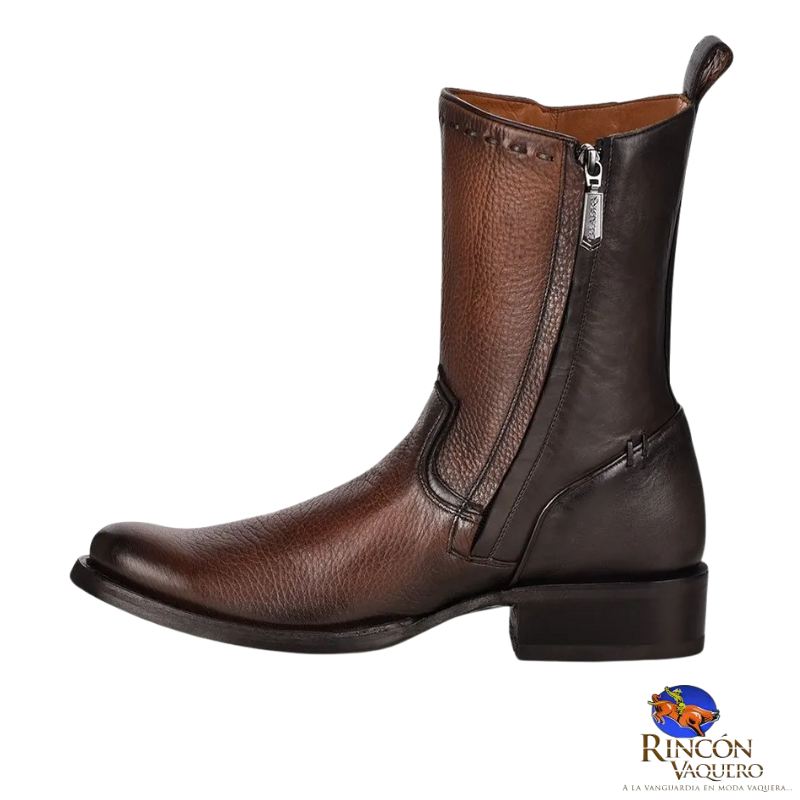 Bota de caballero en piel genuina de venado