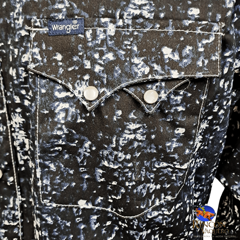 Camisa Vaquera Wrangler caballero 20 Extreme Slim Manga Larga 963