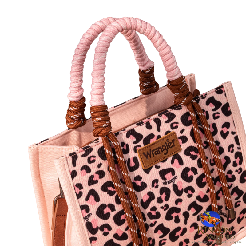 Bolsa Wrangler Leopardo Rosa