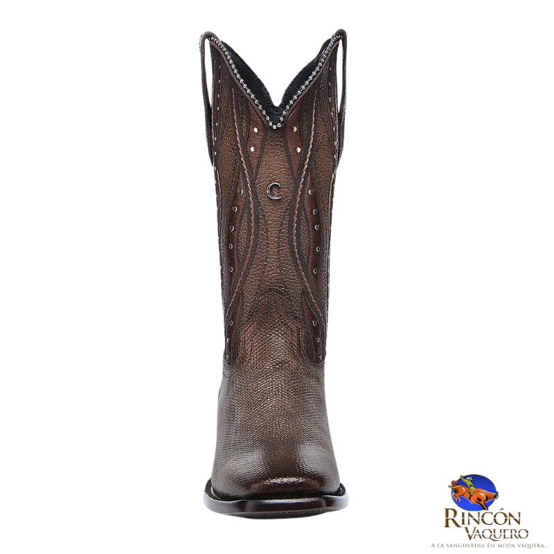 Bota para dama en piel genuina de Karunga Macchia