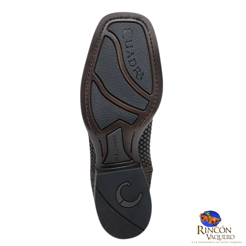 Bota para caballero en piel genuina de res