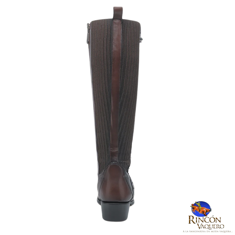 Bota casual en piel genuina para dama