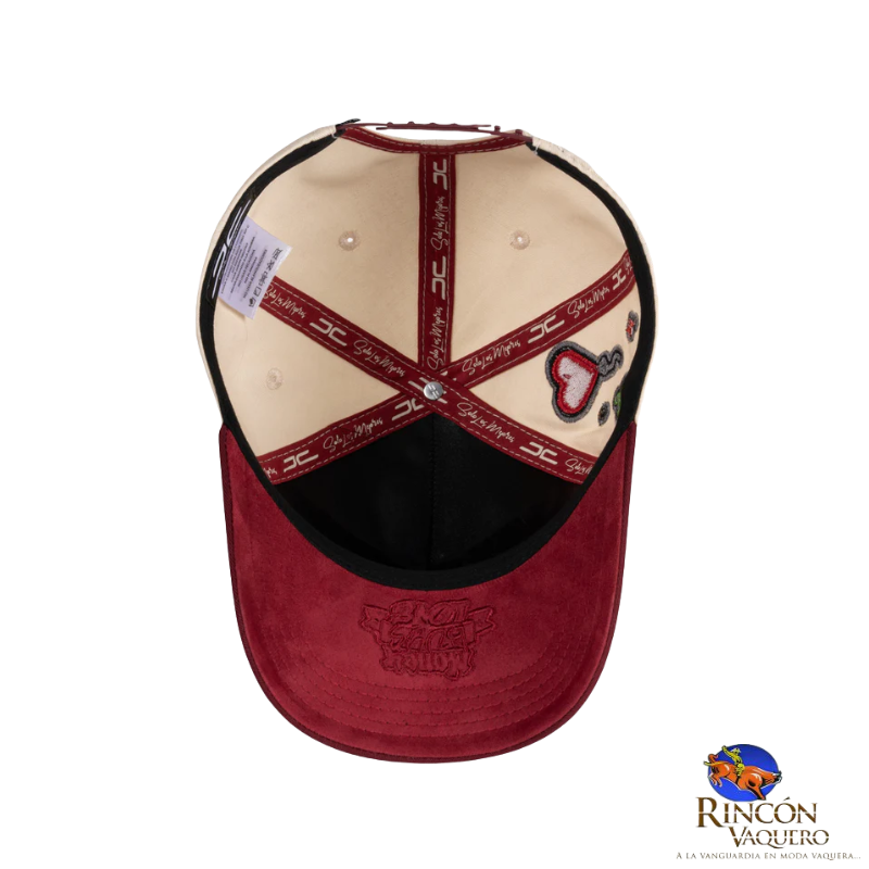 Gorra JC Hats Money Love Beige Red