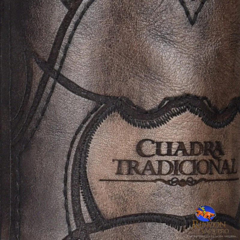 Bota tradicional en piel genuina de fuscus para caballero