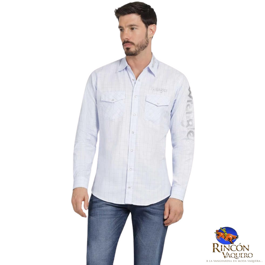 Camisa vaquera Wrangler hombre regular manga larga 361