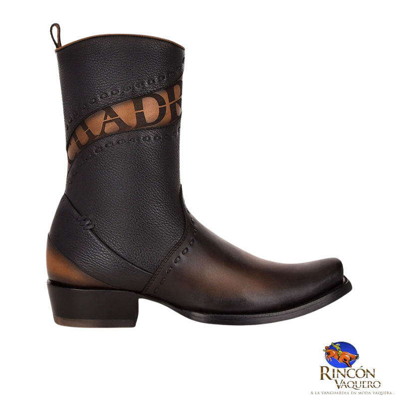 Bota casual en piel genuina para caballero