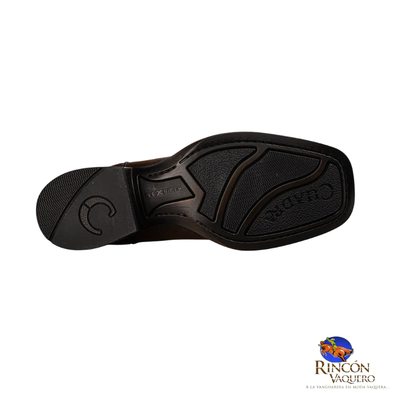 Bota para caballero en piel genuina de venado