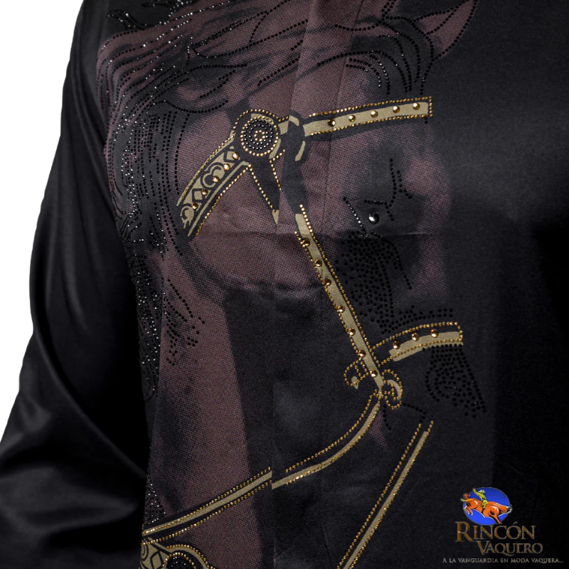 Camisa para caballero Rodeo Elegance BLACK