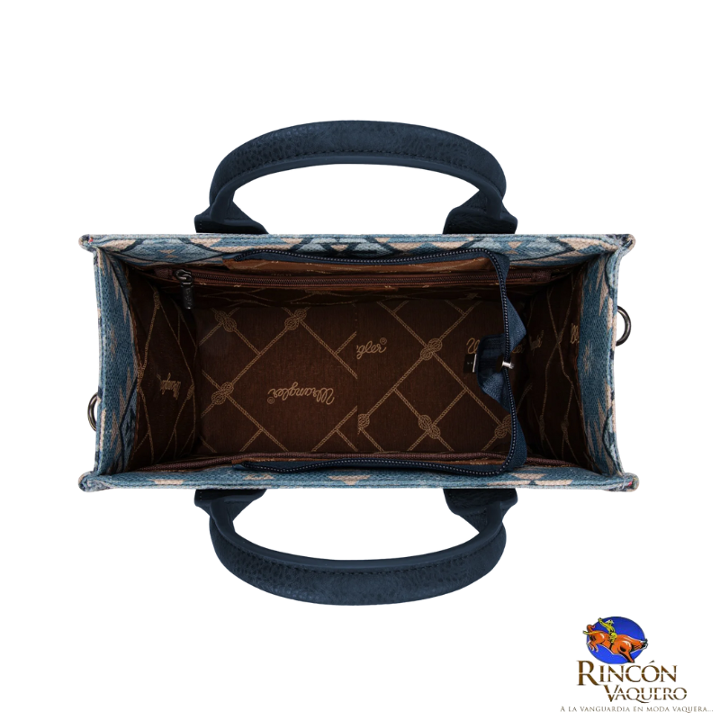 Bolsa Wrangler Retro Azteca Azul