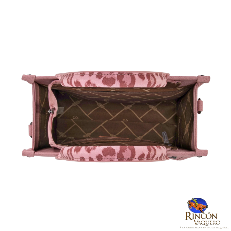 Bolsa Wrangler Animal Print Rosa