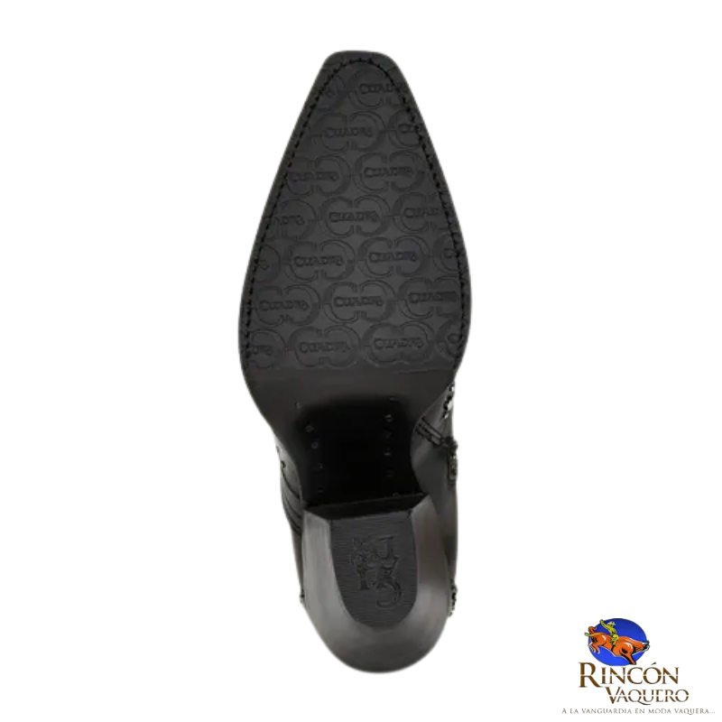 Botín  para dama en piel genuina de res