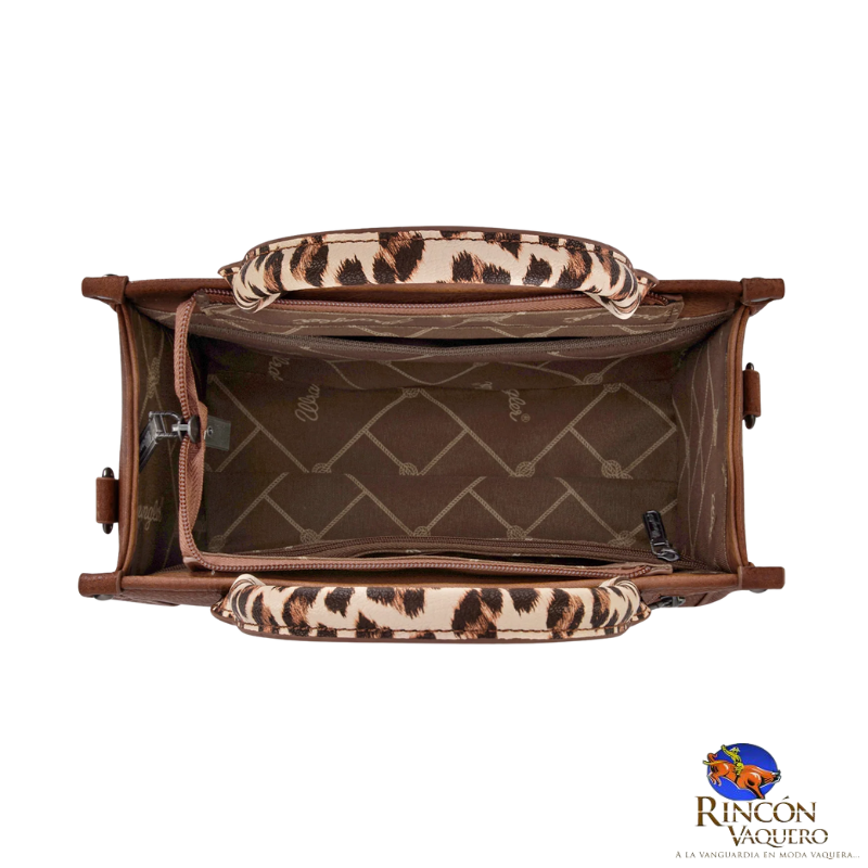 Bolsa Wrangler Animal Print Cafe